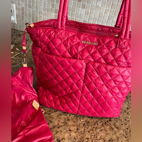 MZ Wallace Handbags - MZ WALLACE Metro Quatro Tote Punch Red